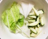 肉無豆腐簡単きな粉オイスター味野菜炒め作り方10写真
