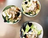肉無豆腐簡単きな粉オイスター味野菜炒め作り方11写真