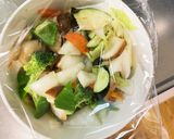 肉無豆腐簡単きな粉オイスター味野菜炒め作り方13写真
