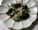 豚肉ニラもやしきくらげの塩ダレ炒め作り方6写真