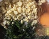 簡単　月見海苔そば作り方8写真