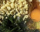 簡単　月見海苔そば作り方7写真