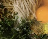 簡単　月見海苔そば作り方6写真