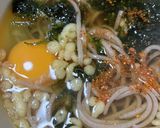 簡単　月見海苔そば作り方12写真