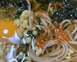 簡単　月見海苔そば作り方11写真