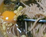 簡単　月見海苔そば作り方10写真