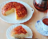 クラフト紅茶★丸子★型なし☆米粉柿ケーキ作り方2写真