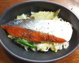 ザワークラウトアレンジ鮭の発酵ワイン蒸し作り方2写真