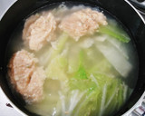 ストー鮭茶漬缶使ったつみれ汁作り方7写真