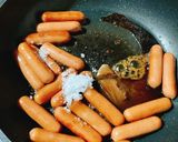 ウインナー炒め作り方1写真