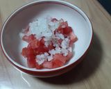 スプーンで食べるトマトサラダ作り方3写真