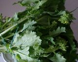帆立と菜の花のパスタ作り方1写真