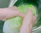 レンジで簡単♡レタス丸ごと豚肉巻き♡作り方5写真