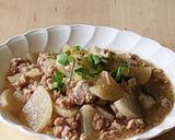 そぼろ大根丼★ランチ★1人飯作り方1写真