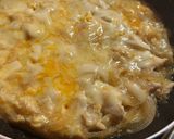 チーズ親子丼作り方5写真
