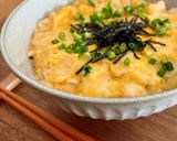 チーズ親子丼作り方6写真