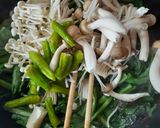 小松菜キノコタケノコ炒めさつま揚げ入り作り方5写真