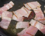 アスパラ菜とベーコンの炒め物作り方1写真