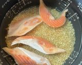 超簡単鮭ハラス玄米炊き込みご飯作り方3写真