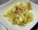 キャベツのクリームチーズカレー和え作り方4写真
