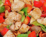 鶏ささみと野菜のこっくり味噌炒め作り方6写真