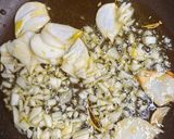 ニンニクたっぷりホタテトマトパスタ作り方1写真