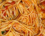 ニンニクたっぷりホタテトマトパスタ作り方8写真