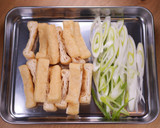 油揚げとねぎのサクふわ甘辛炒め作り方1写真