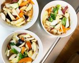 根菜たっぷり簡単コク旨ソース温野菜サラダ作り方15写真