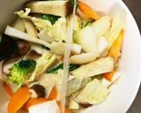 お一人様☆すき焼き味根菜たっぷり野菜炒め作り方15写真