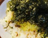 玉かけごはん●おかか&韓国海苔作り方1写真