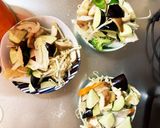 肉無チクワトマトクリーム焼そば味野菜炒め作り方11写真
