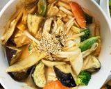 肉無チクワトマトクリーム焼そば味野菜炒め作り方19写真