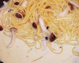 ワンパンで作る タラコのクリームパスタ作り方10写真