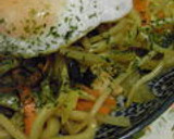 簡単コクうま❤オイソイソースの焼きうどん作り方12写真