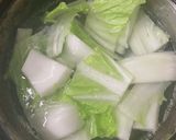 白菜のピリ辛鶏そぼろ炒め作り方1写真