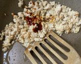 白菜のピリ辛鶏そぼろ炒め作り方2写真