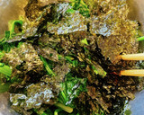 簡単副菜☆ほうれん草の海苔わさび和え作り方4写真