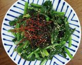 ほうれん草と韓国のりのナムル作り方3写真
