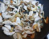イタリアンパゼリと胸肉のペペロンチーノ作り方5写真