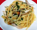 イタリアンパゼリと胸肉のペペロンチーノ作り方7写真
