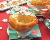 きのことチキンのポットパイ★クリスマス作り方17写真