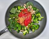 あさりと小松菜のトマト煮込み作り方3写真