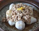 里芋のそぼろあんかけ作り方5写真