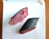 ブリとまいたけの炊き込みご飯作り方1写真