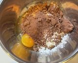 電子レンジでつくる米粉チョコケーキ作り方2写真