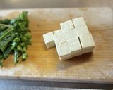 鍋だけじゃ勿体無い！春菊と豆腐のお味噌汁作り方2写真