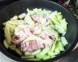 青パパイヤと豚肉のオイスターいしる炒め作り方5写真
