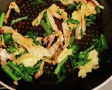甜麺醤と豆板醤で、野菜のピリ辛炒め作り方5写真