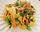 甜麺醤と豆板醤で、野菜のピリ辛炒め作り方6写真